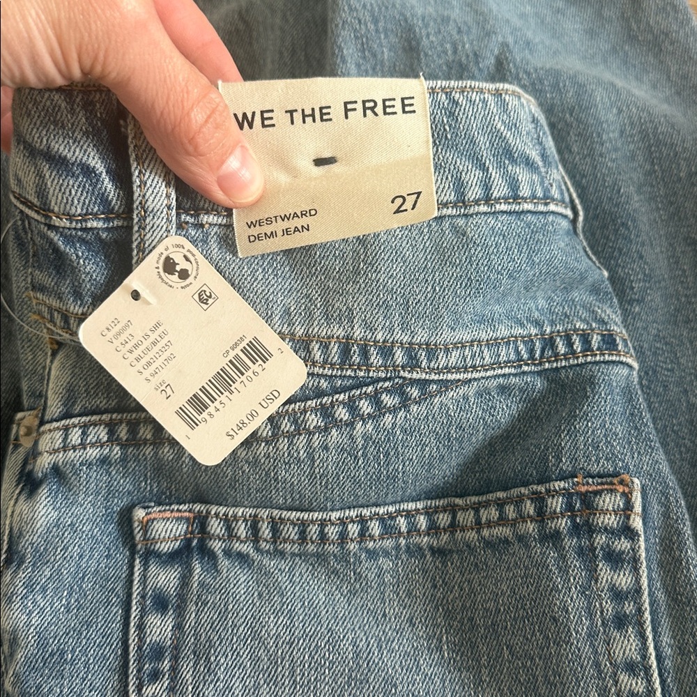 NWT We The Free Westward Demi Jean-Who is She Blue - Picture 5 of 5